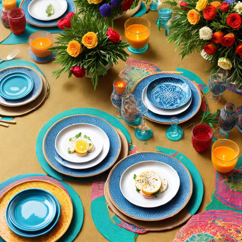 mesa mediterranea placemats coloridos 1 mesa mediterranea placemats coloridos 1