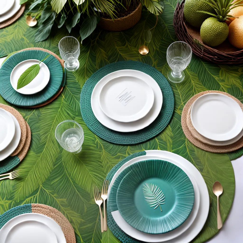 mesa tropical folhas verdes 1 mesa tropical folhas verdes 1