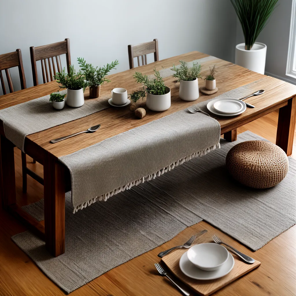 mesa rustica sousplats las wool mesa rustica sousplats las wool
