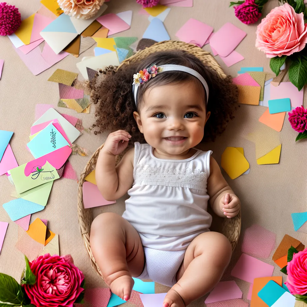 bebe sorridente tiara floral nomes italianos