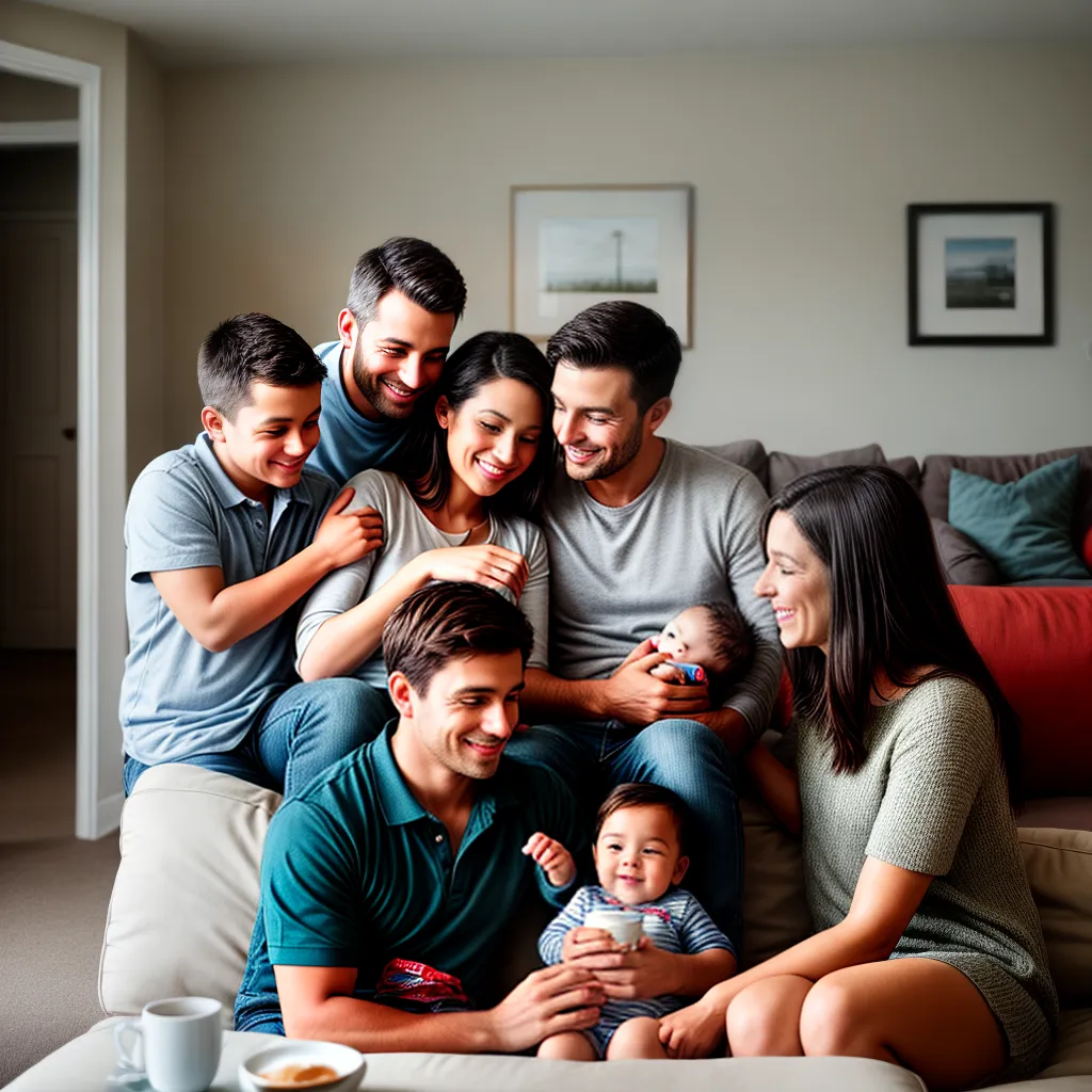familia feliz sala italiano nomes bebe
