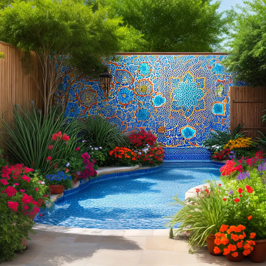 mosaico ceramica pintada jardim