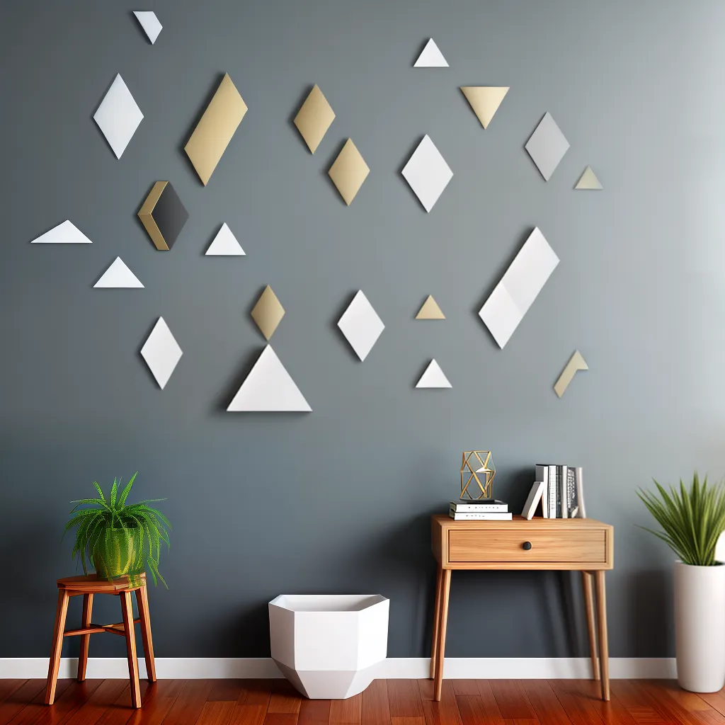 decoracao geometrica parede moderna decoracao geometrica parede moderna