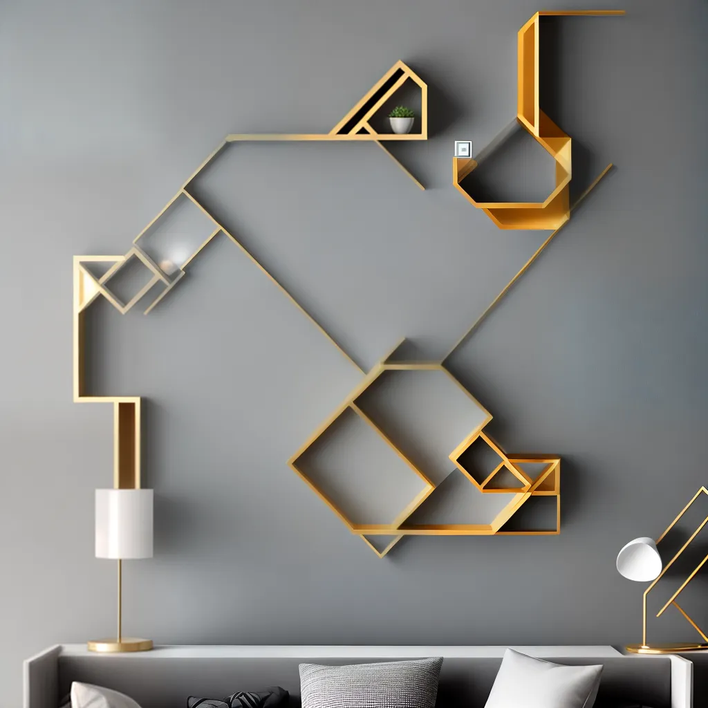 decoracao geometrica parede moderna 3