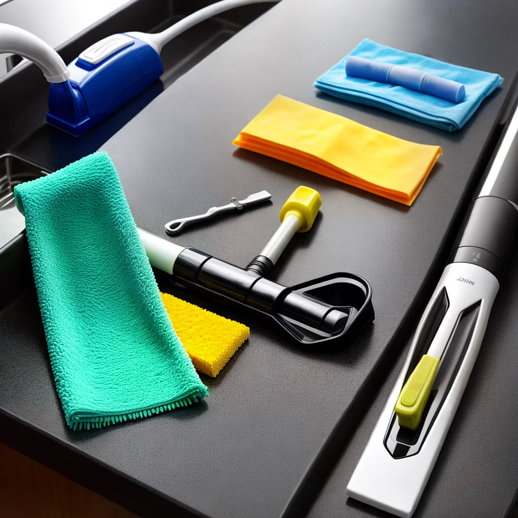 kit limpeza eficiente squeegee pia