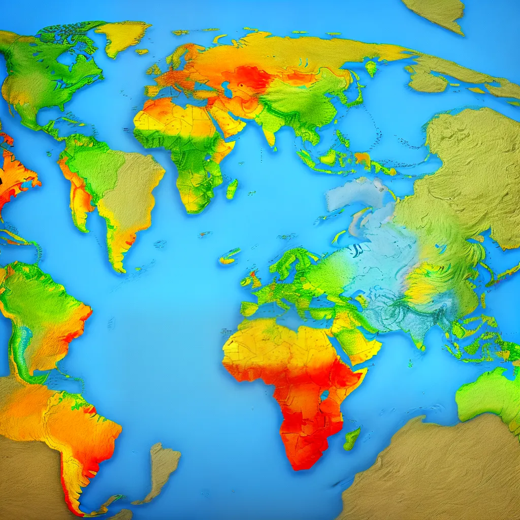 mapa mundial pegada bebe