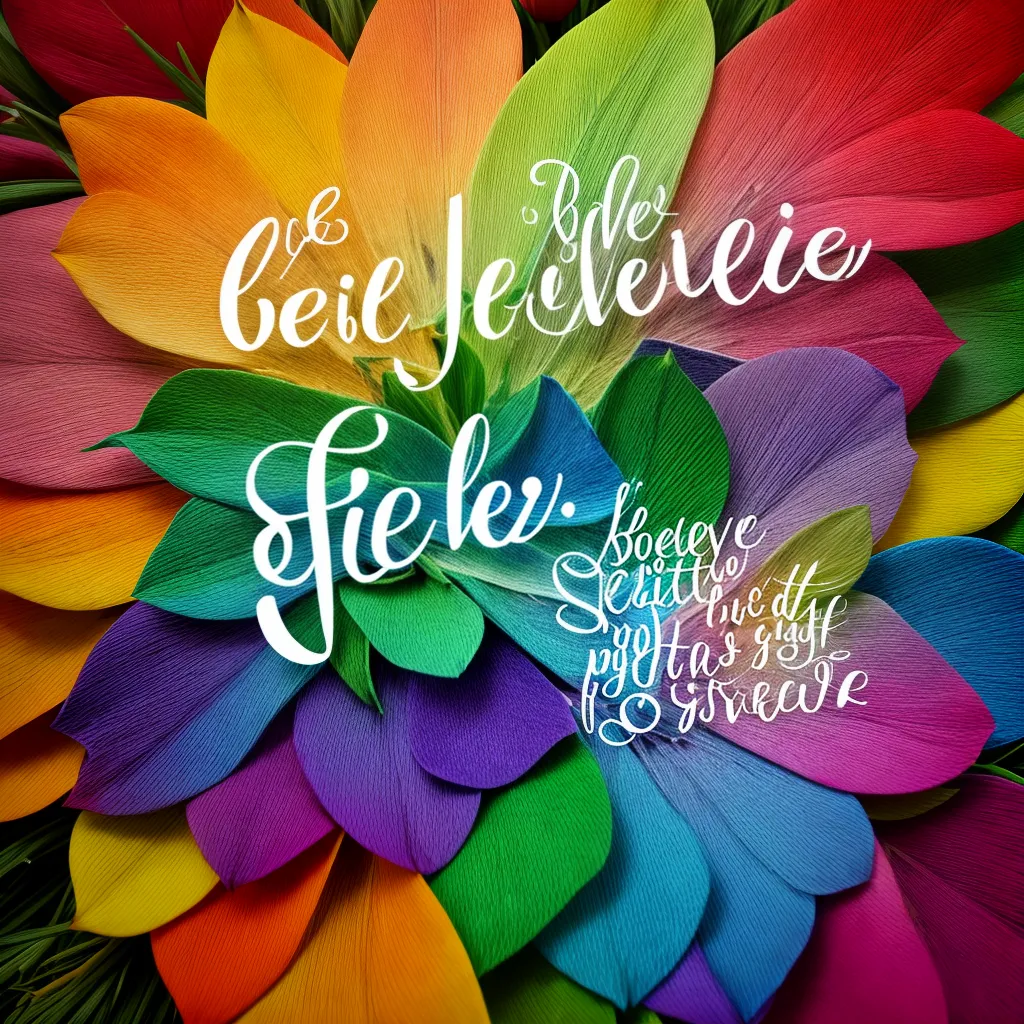 acredite em voce decoracao floral
