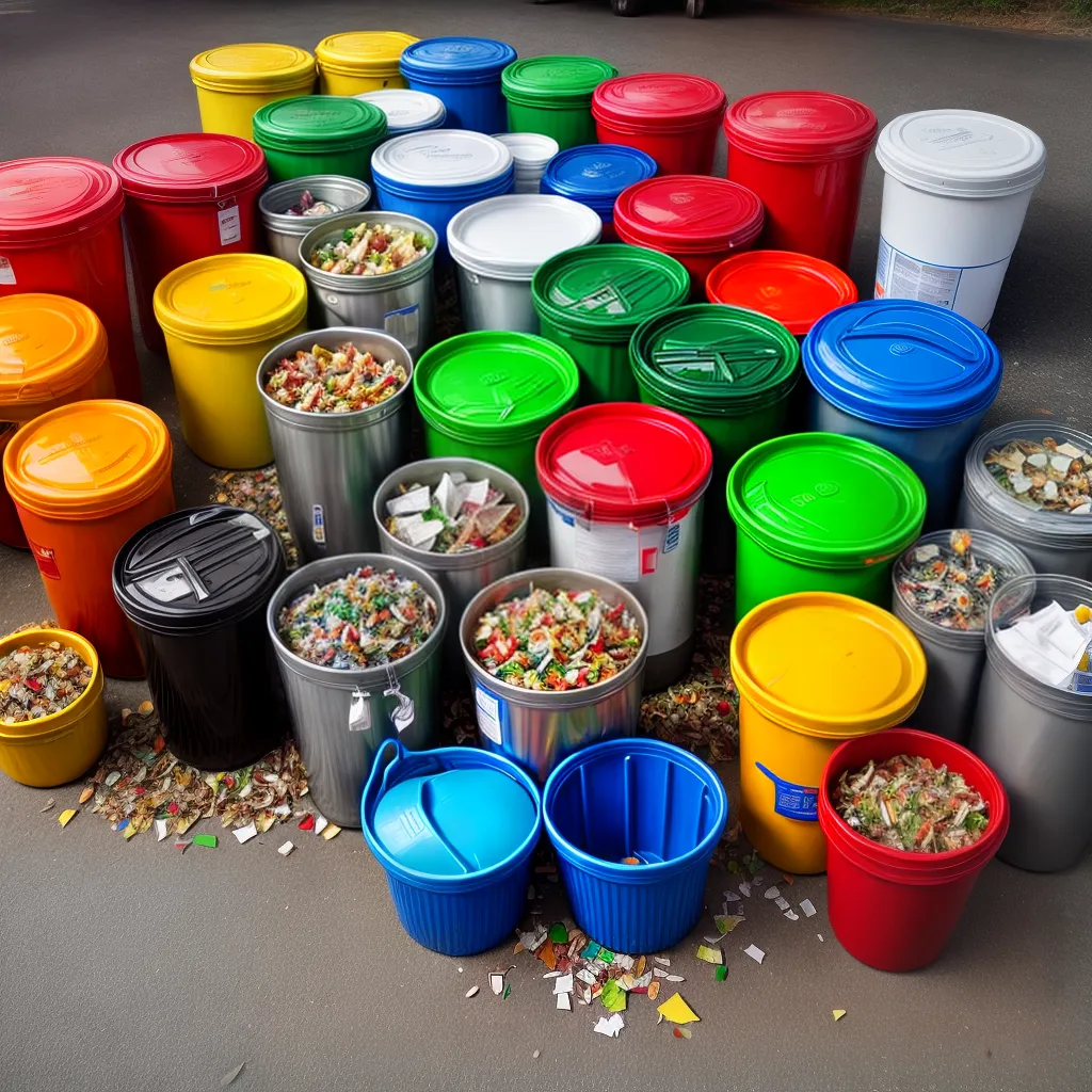 separacao residuos reciclagem colorida separacao residuos reciclagem colorida