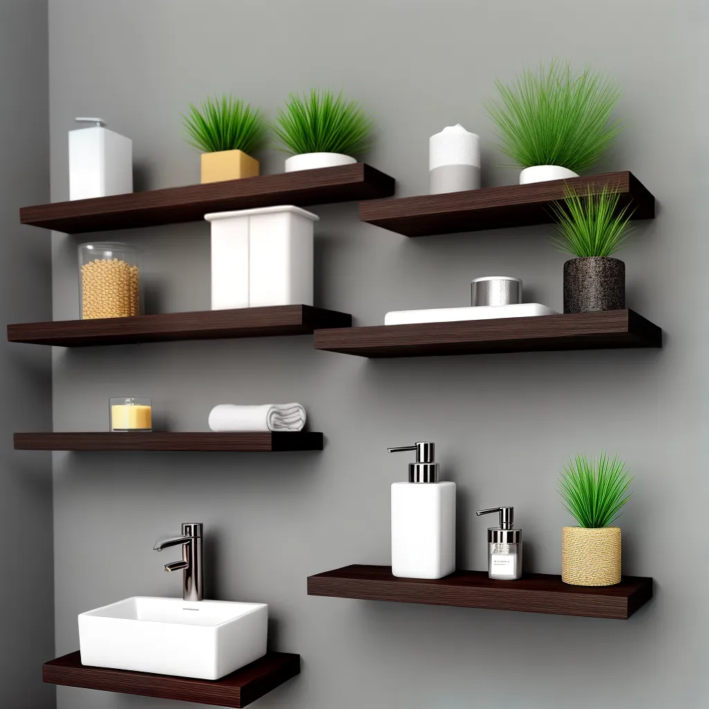 prateleira banheiro decoracao moderna