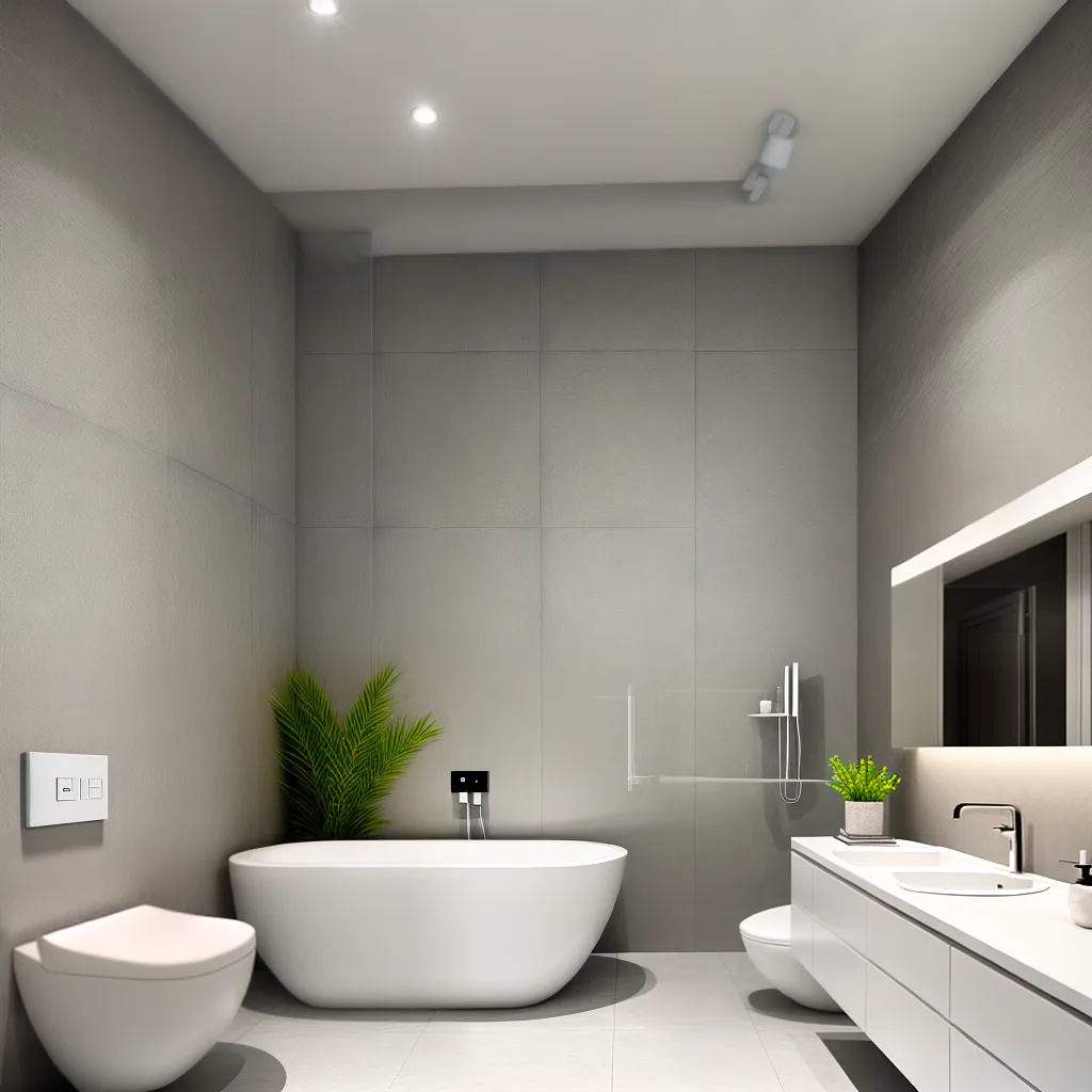 banheiro moderno decoracao prateleiras plantas
