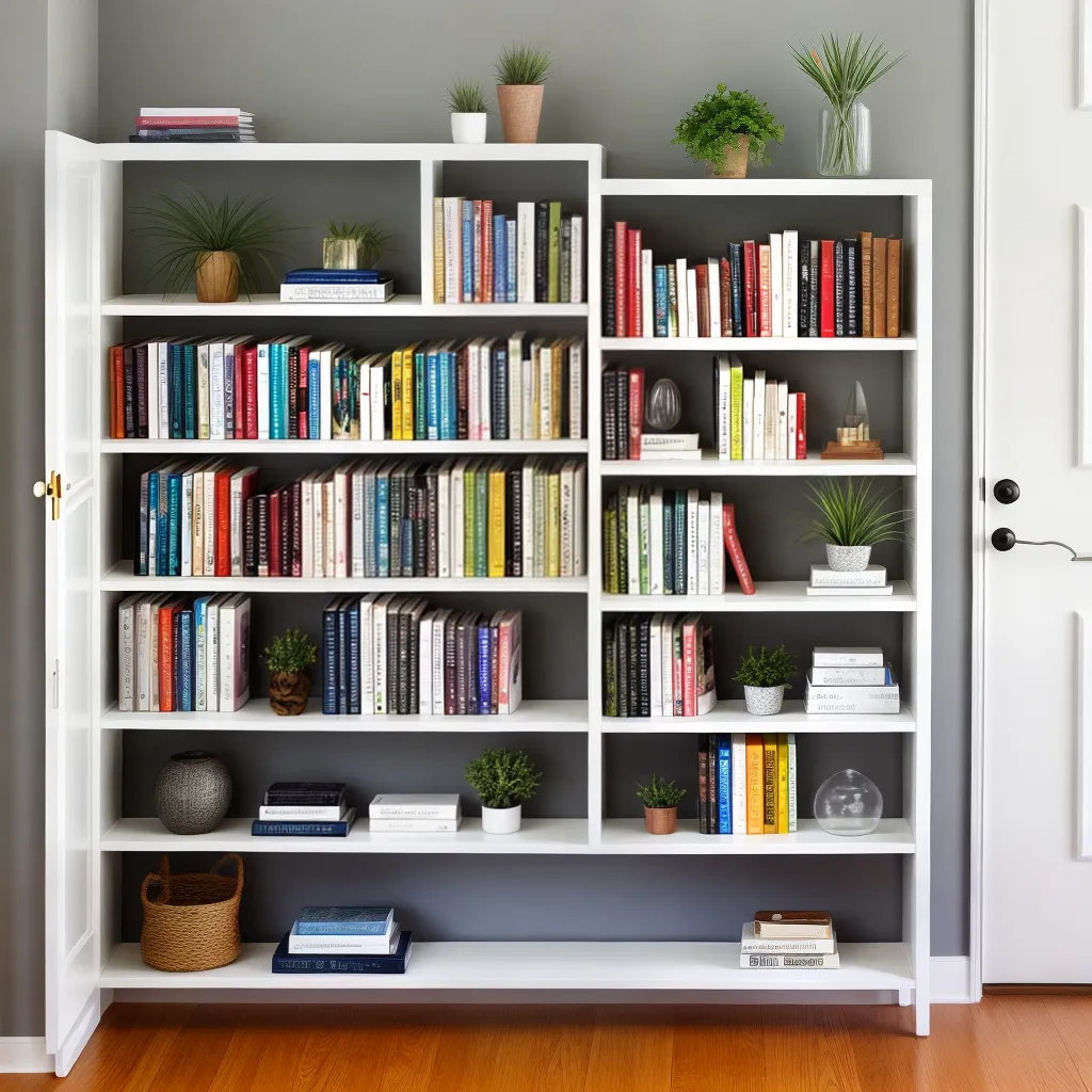estante livros organizada decoracao elegante