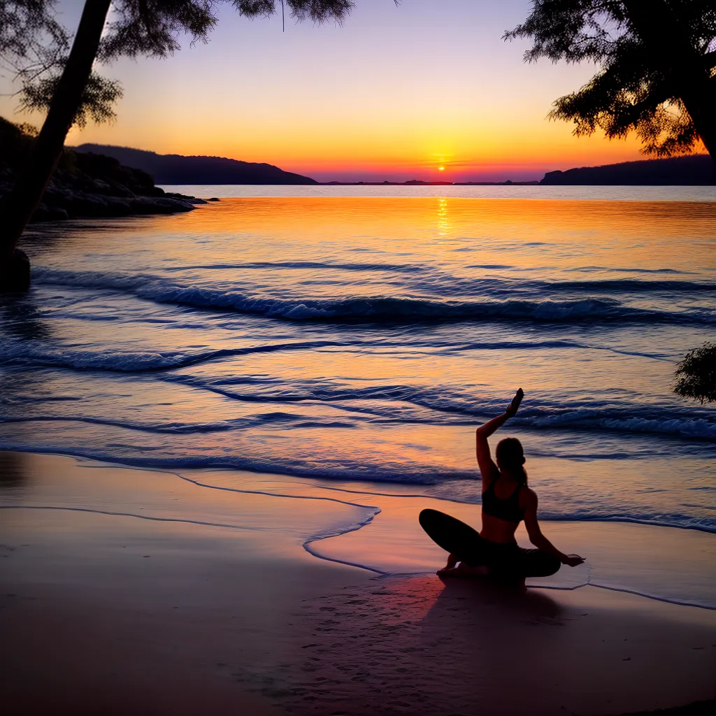 yoga praia por do sol yoga praia por do sol