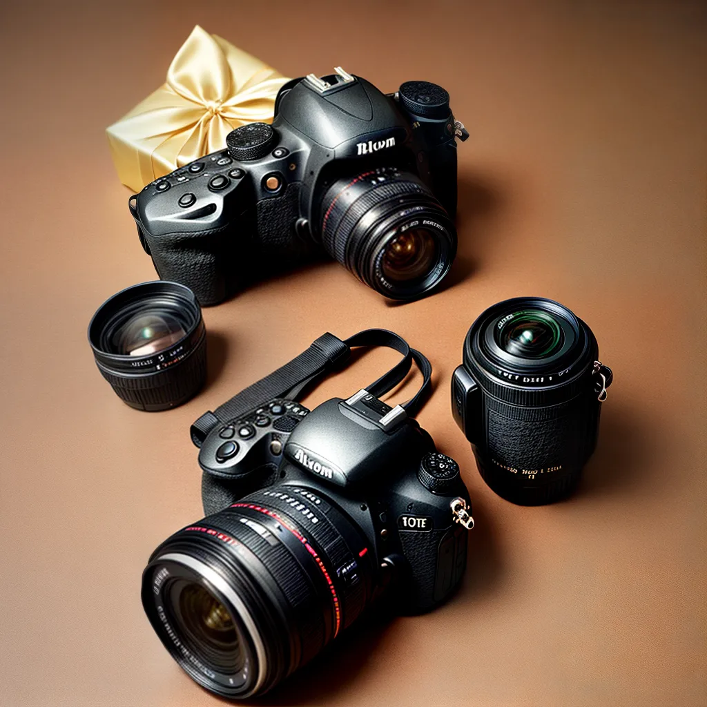 presente camera dslr lentes tripe