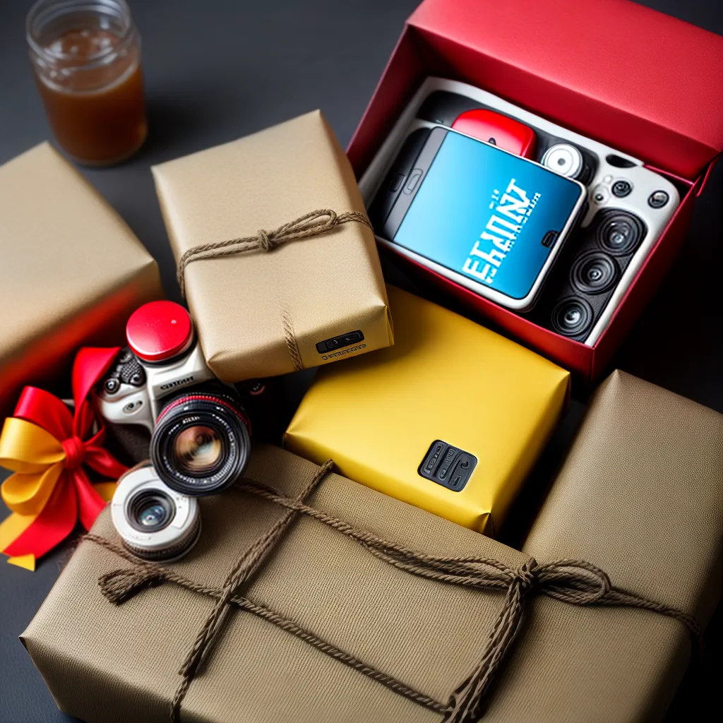 presente camera dslr lentes tripe 1