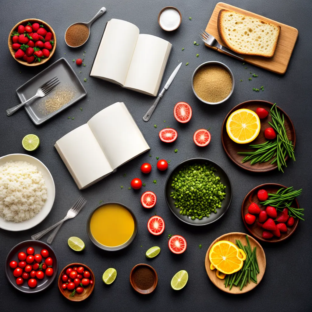 chef sorridente presente gourmet