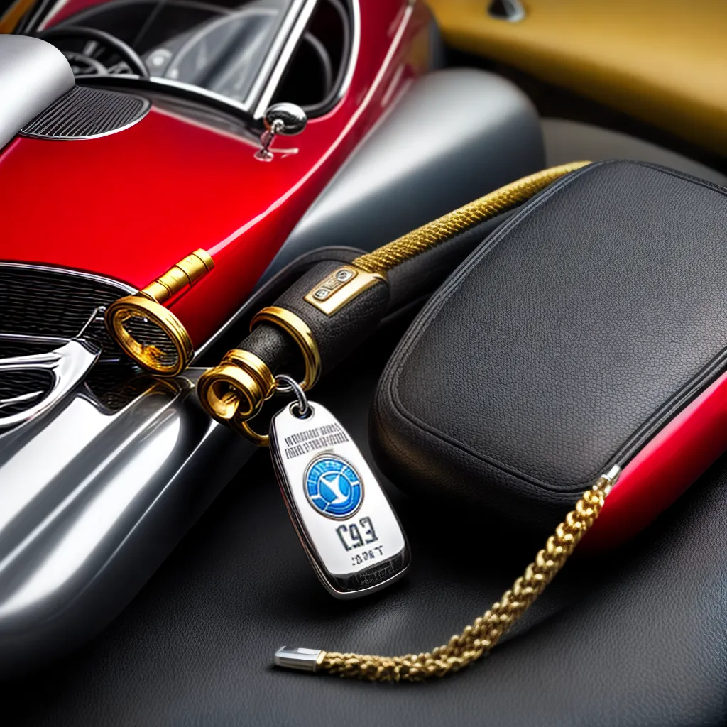 chave carro luxo presente revistas