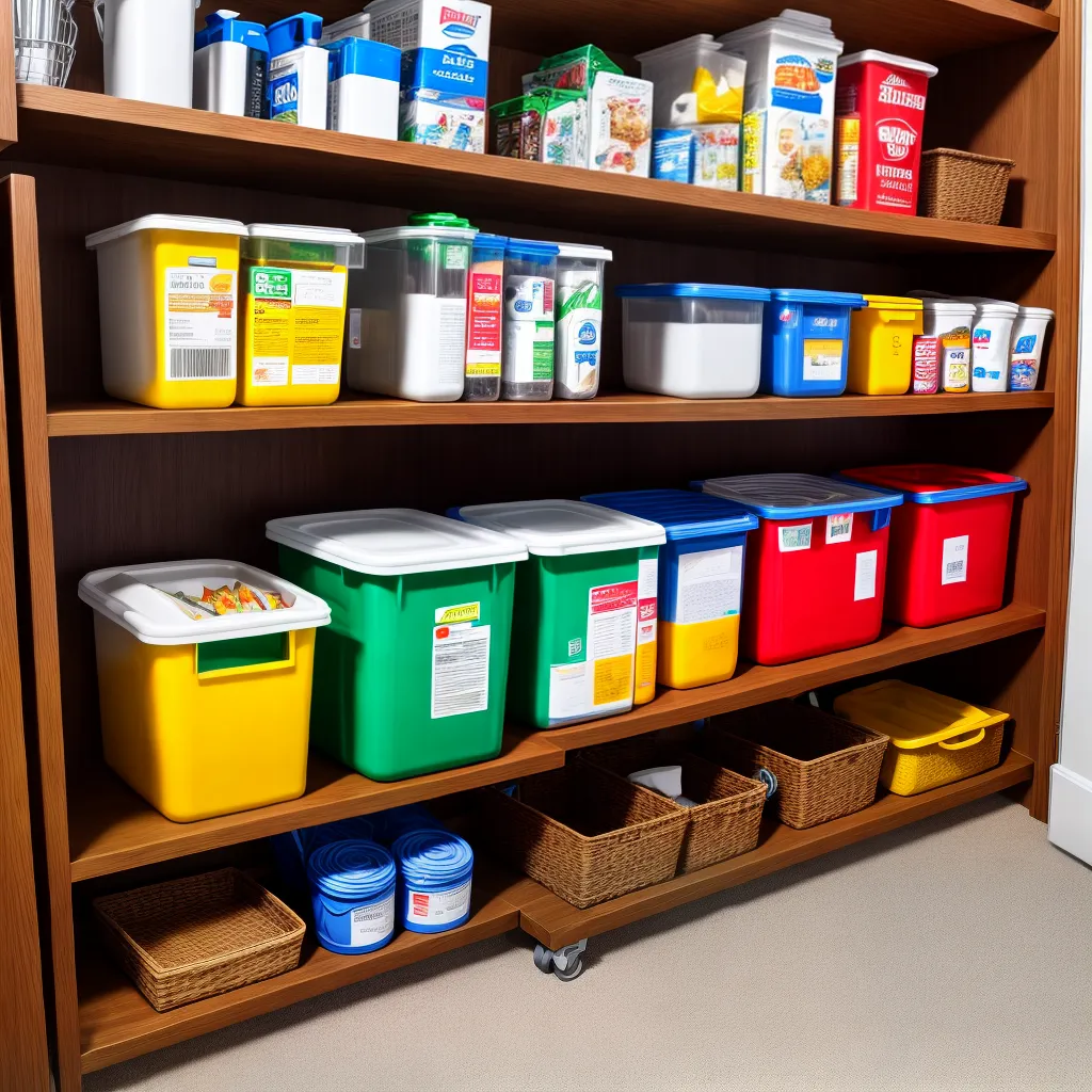 armario organizado bins reciclaveis composto armario organizado bins reciclaveis composto