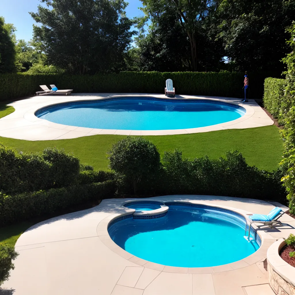 piscina limpeza sol azul