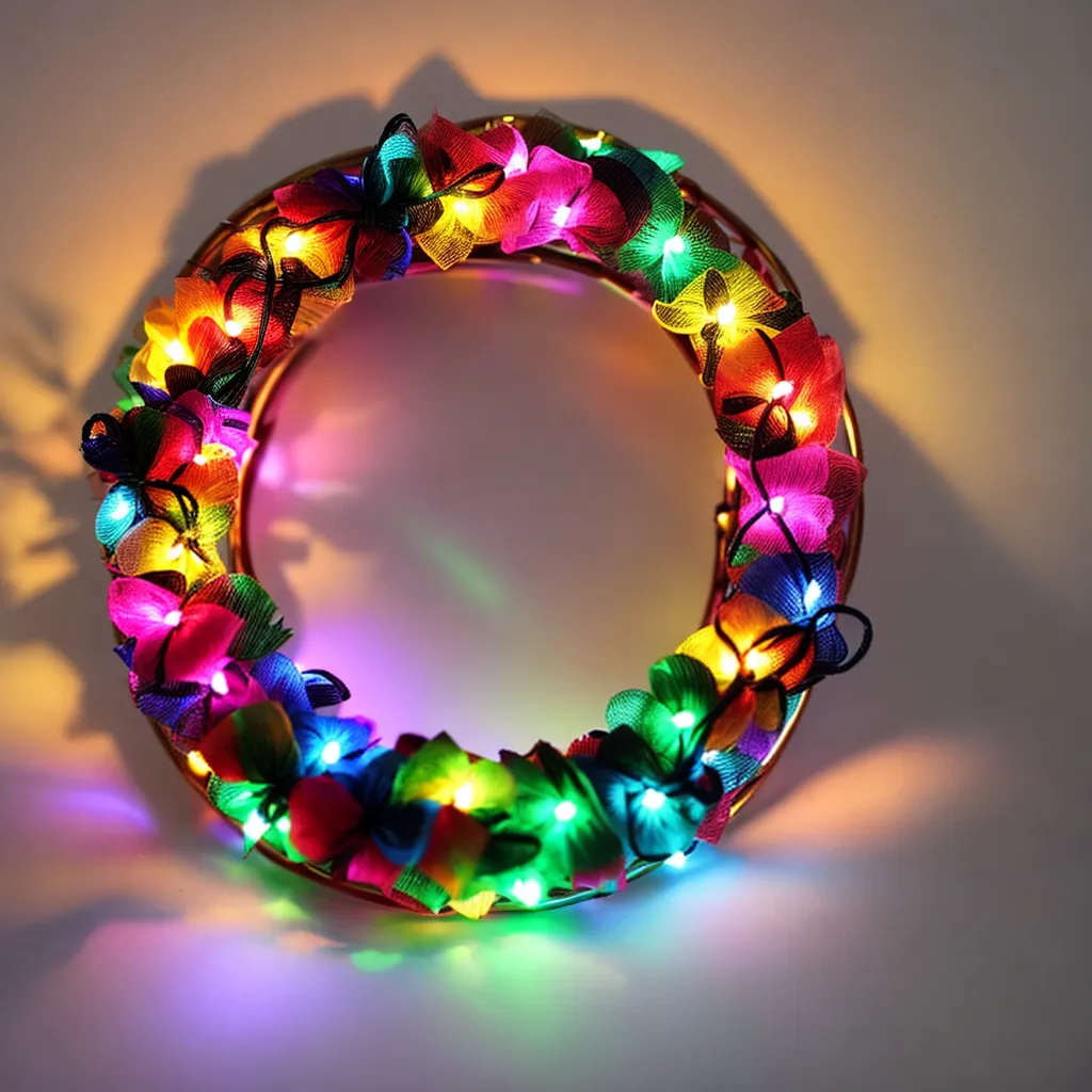 ring light decorado flores fitas ring light decorado flores fitas