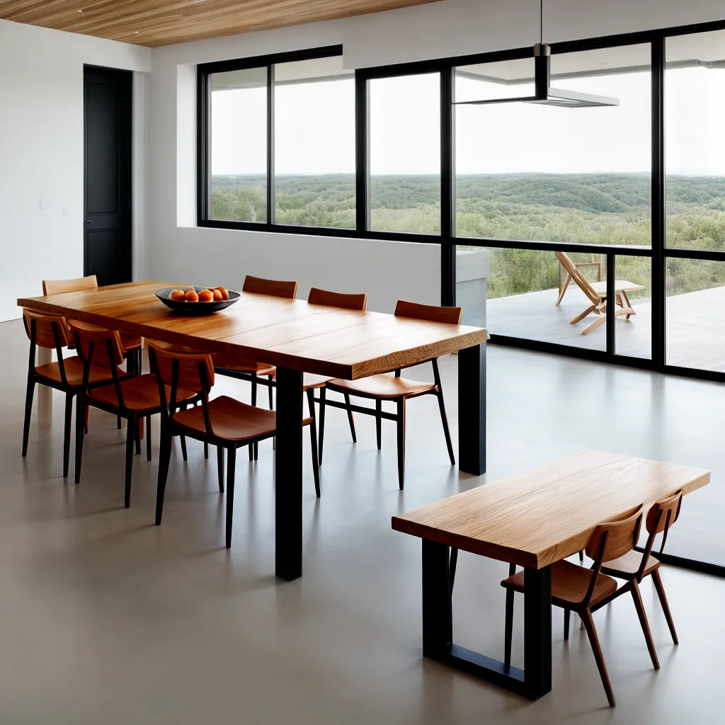 sala jantar moderna cavaletes madeira sala jantar moderna cavaletes madeira