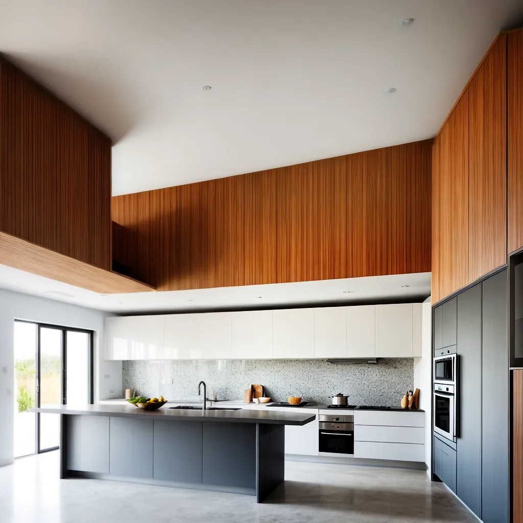 cozinha moderna cavaletes madeira