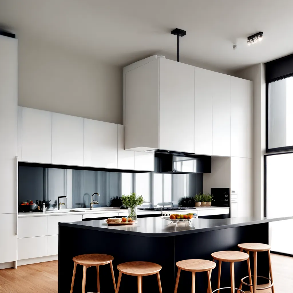 cozinha moderna cavaletes elegantes