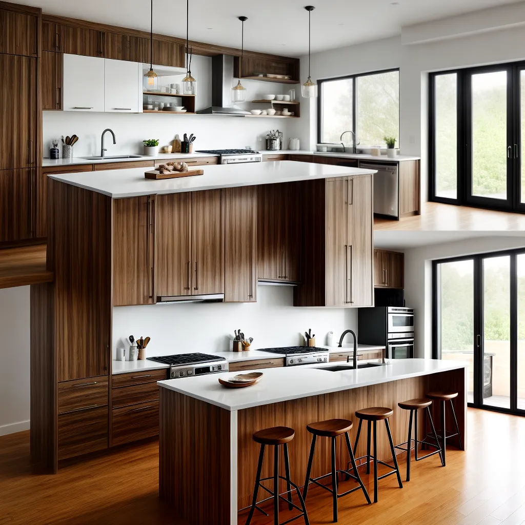 cozinha moderna cavaletes rustico