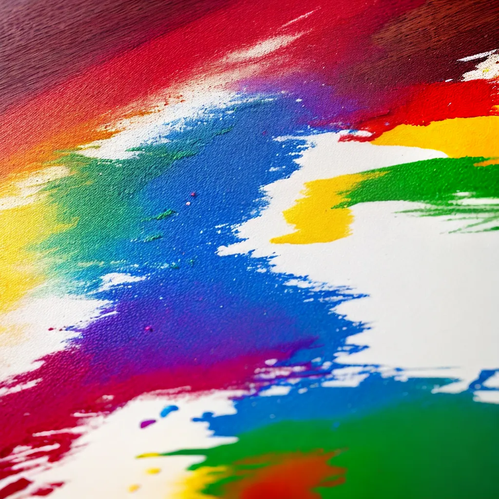 easel pintura colorida arte