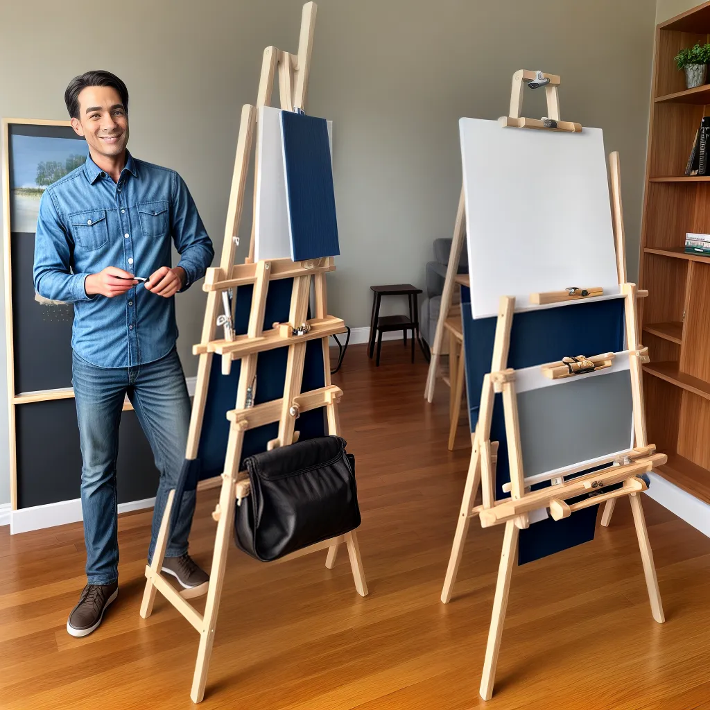 easels dobravel portatil tradicional inconveniente