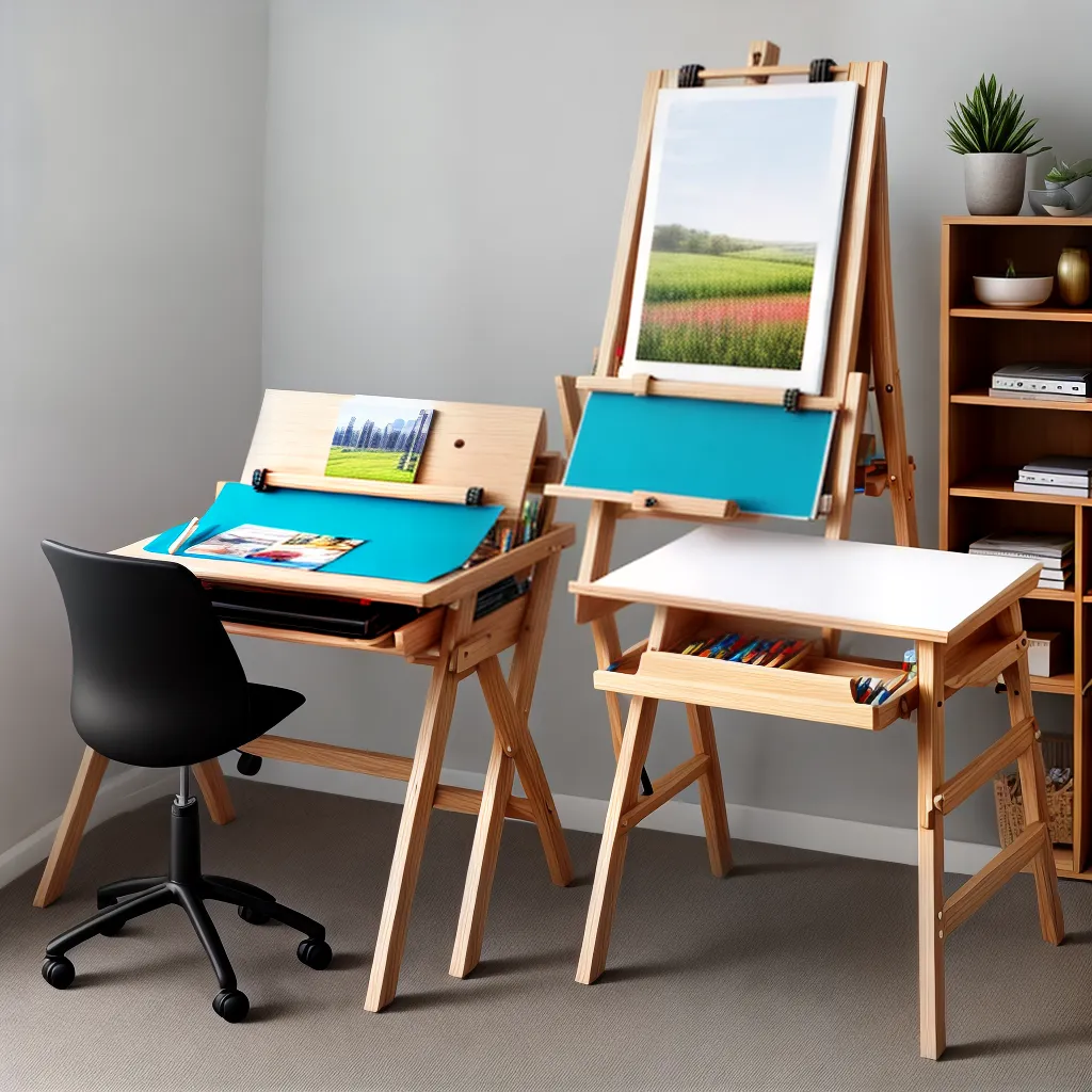 easel portatil artes suprimentos nota