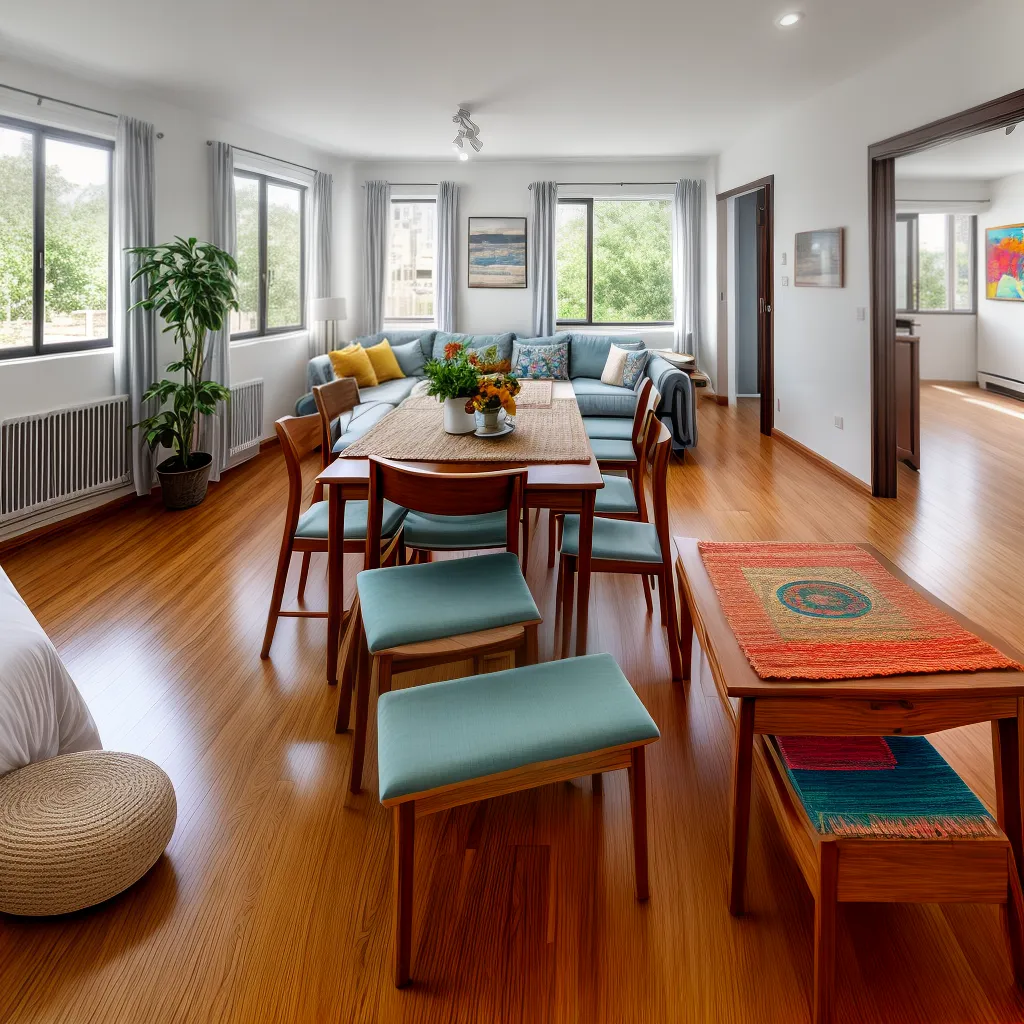 sala estar mesa comunal arte sala estar mesa comunal arte