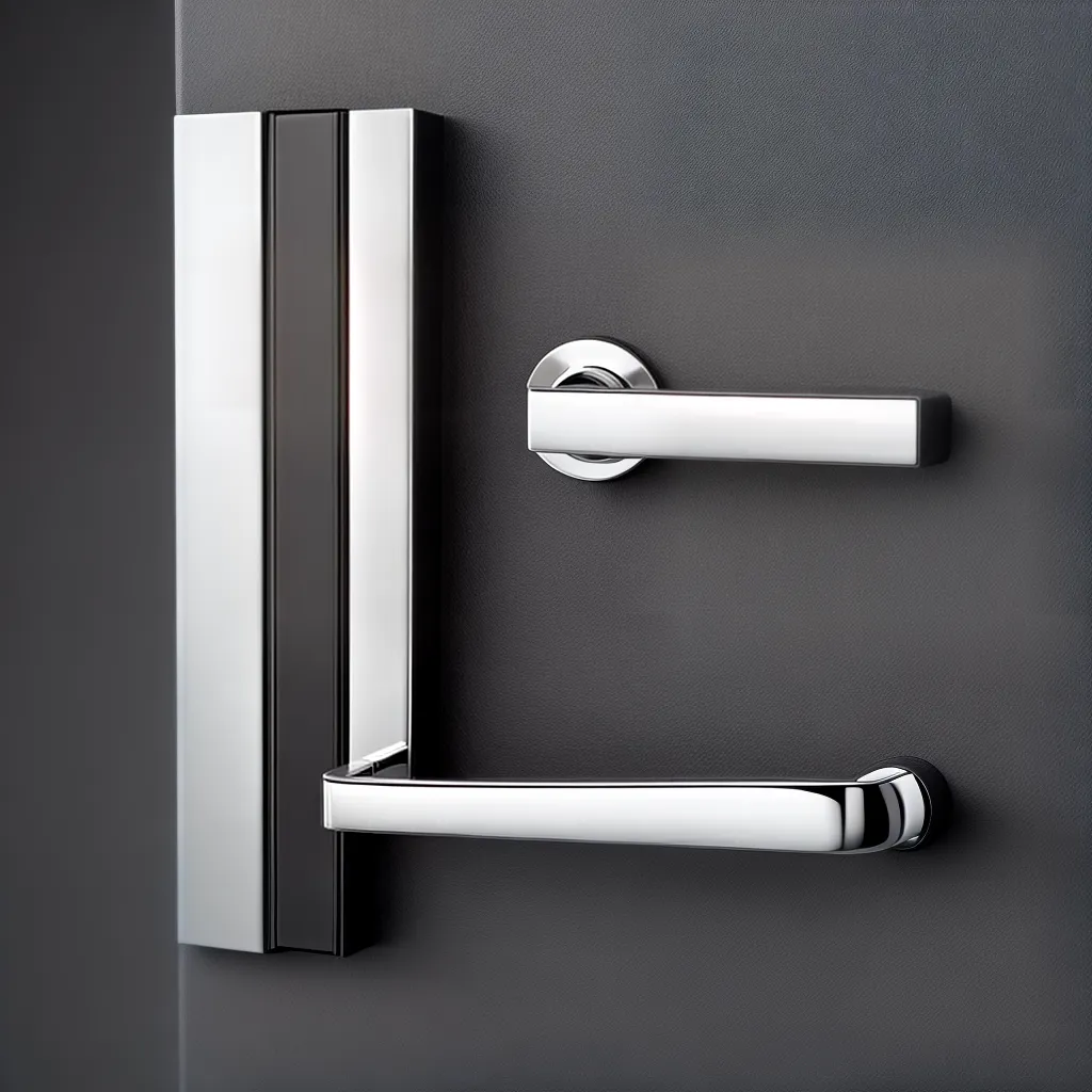 pegador porta metal curvado elegante