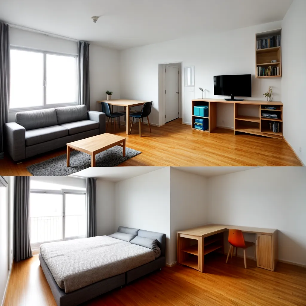 studio apartamento organizado sofa cama studio apartamento organizado sofa cama