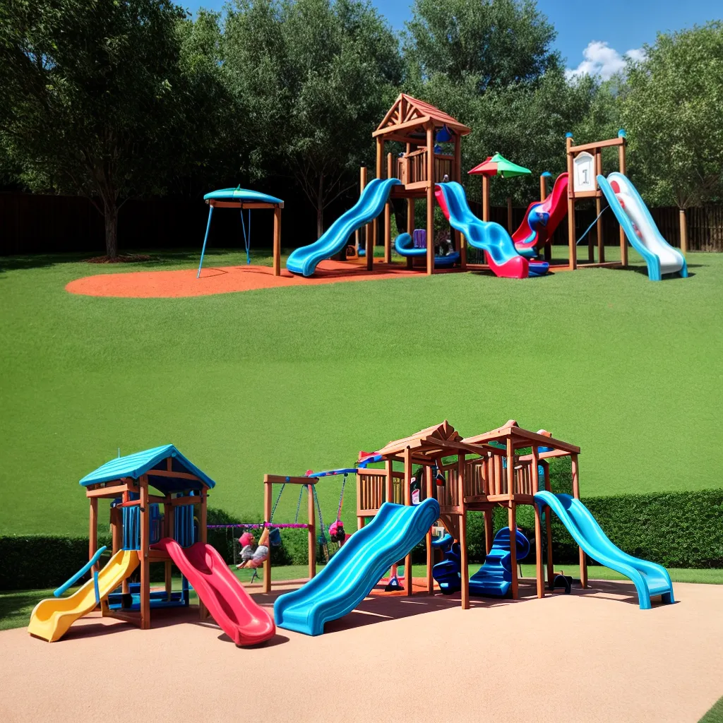 parque infantil colorido balanco escorrega parque infantil colorido balanco escorrega