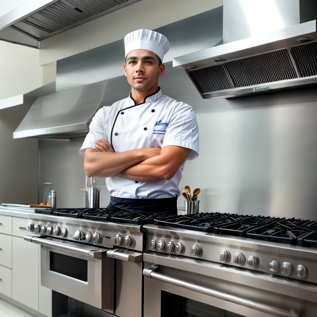 chef cozinha industrial exaustor