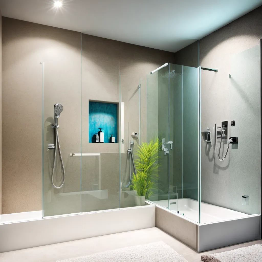 banheiro moderno led chuveiros