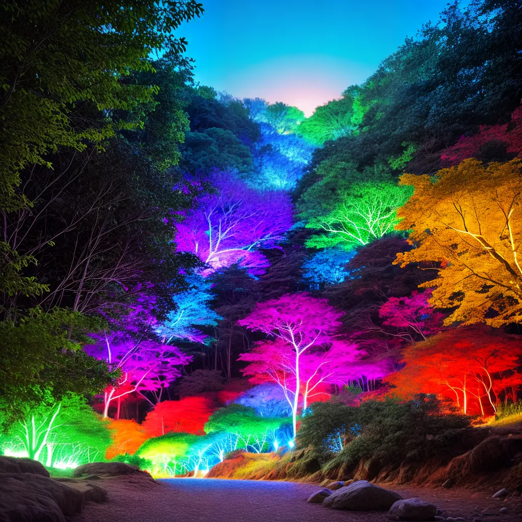 chuveiro led cores