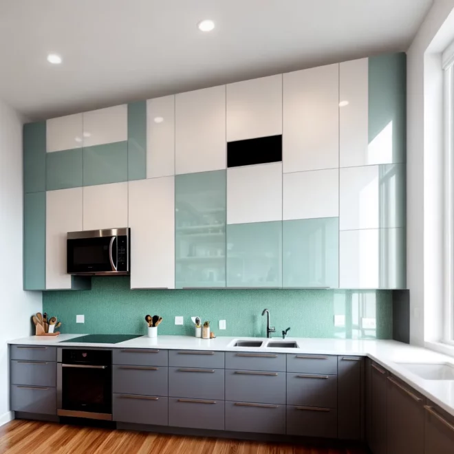 cozinha moderna armarios mosaico 1