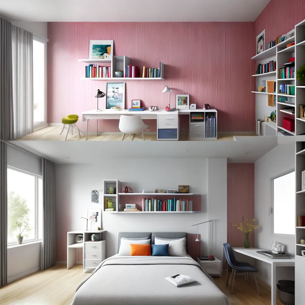 quarto moderno colorido cama estudo quarto moderno colorido cama estudo