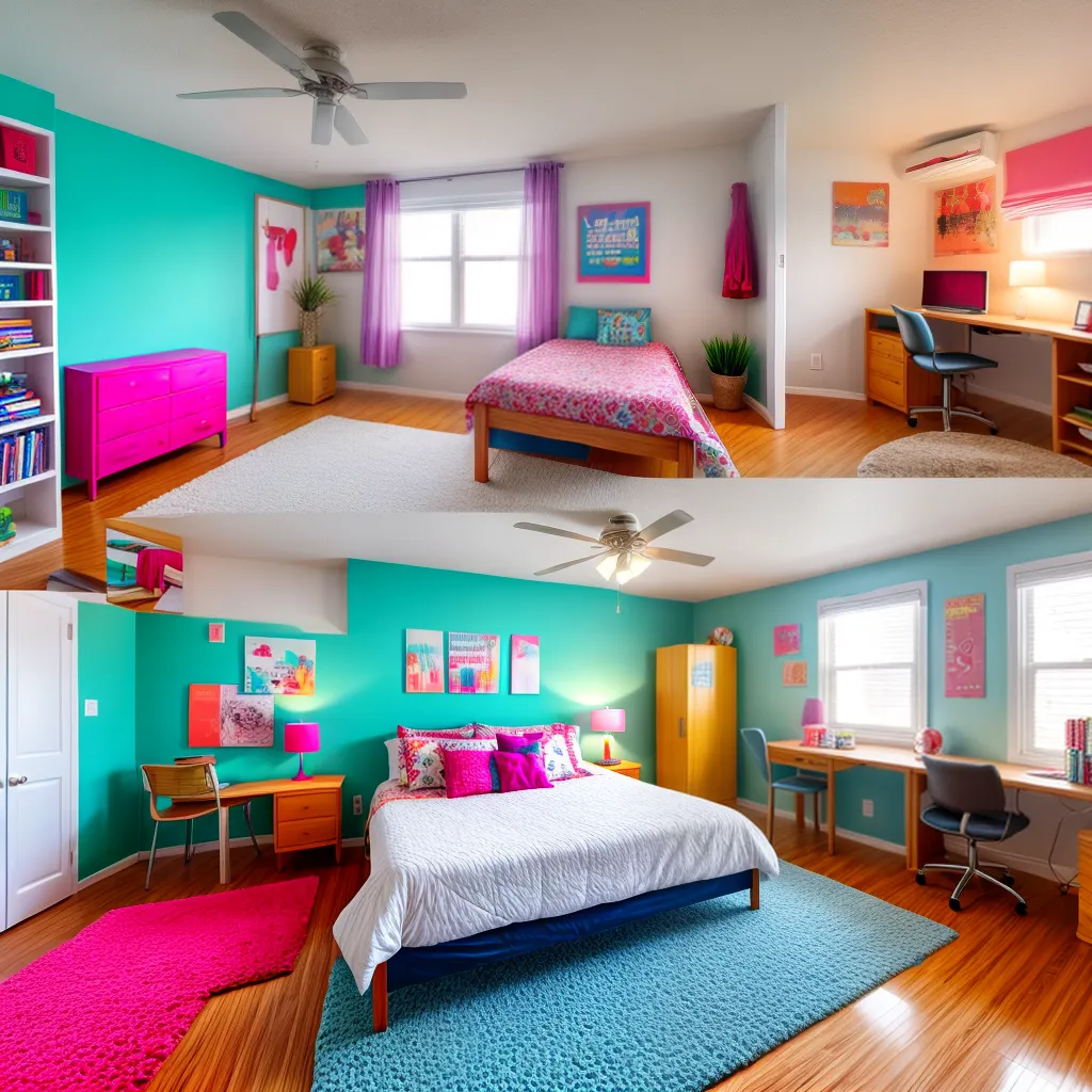 quarto colorido moderno loft estudo quarto colorido moderno loft estudo