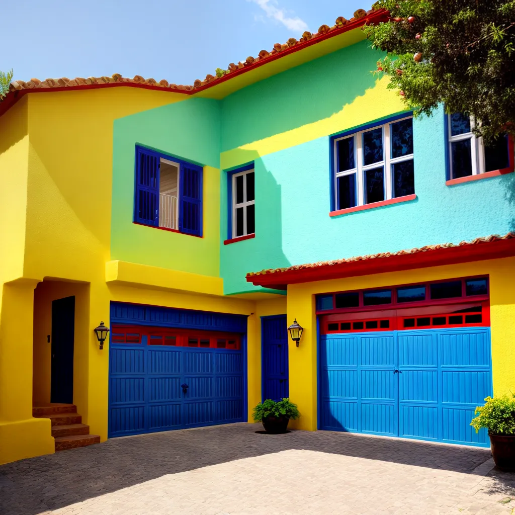 garagem colorida azulejos portugueses