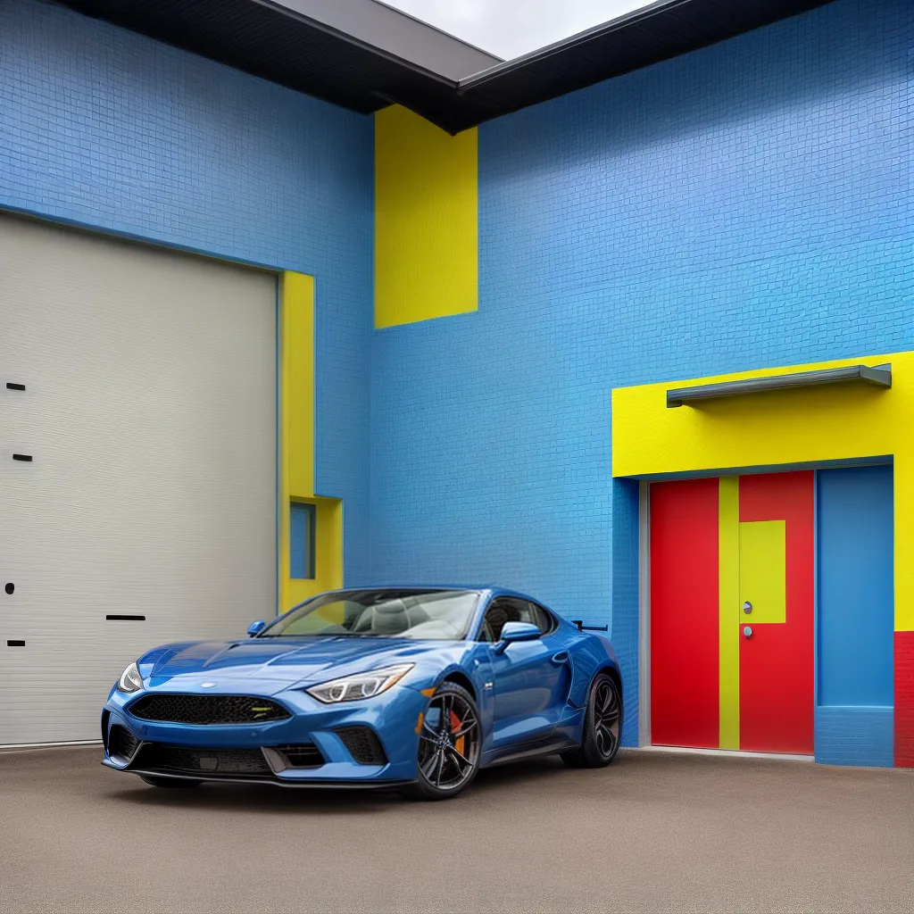 garagem moderna azulejos coloridos 2