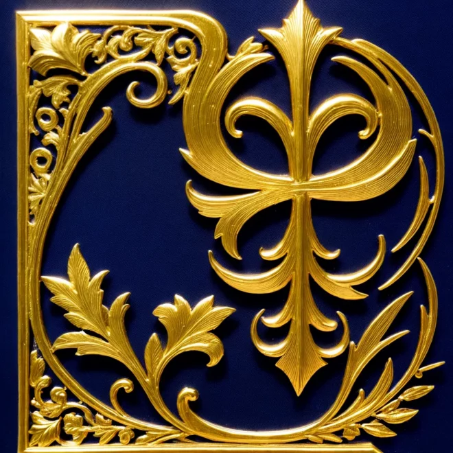 brasao nobreza francesa fleur de lis 3