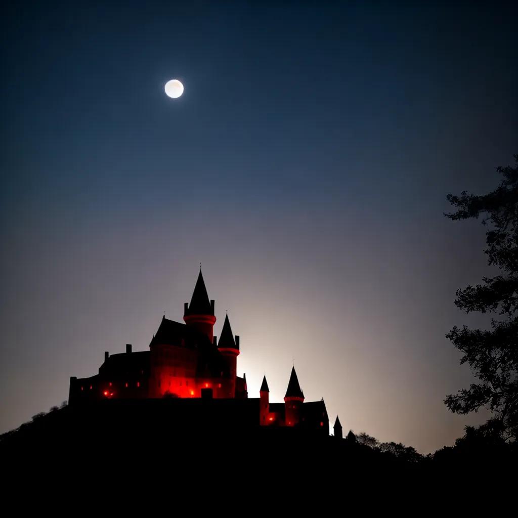 lua vermelha castelo gotico misterio lua vermelha castelo gotico misterio