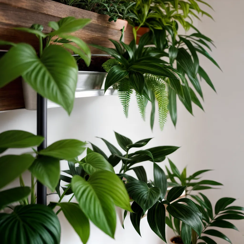 loft estilo industrial plantas verdes