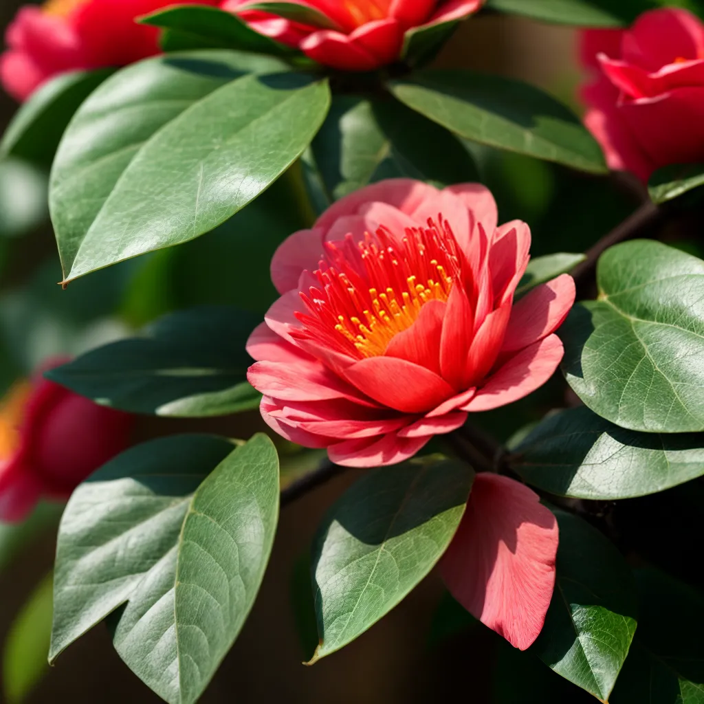 camelia vermelha neve inverno camelia vermelha neve inverno