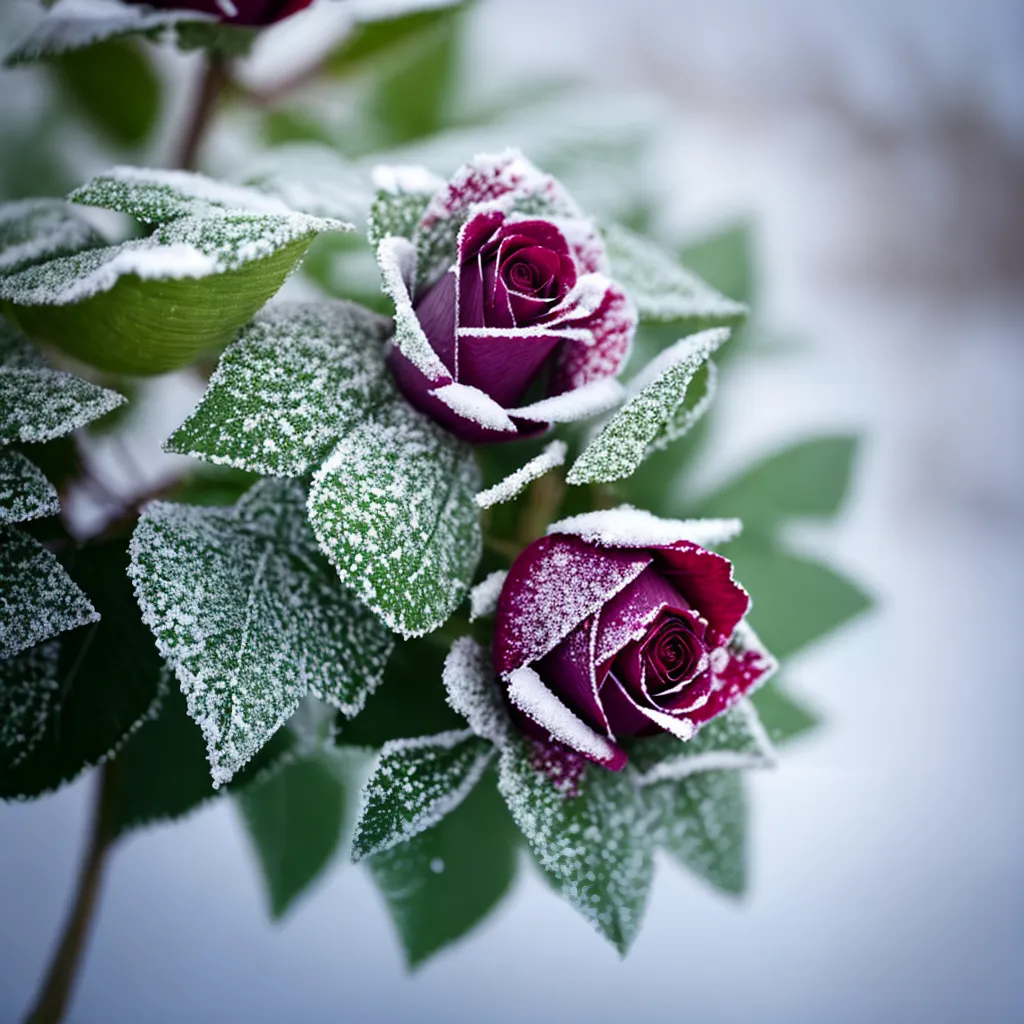 rosa inverno vermelha neve rosa inverno vermelha neve