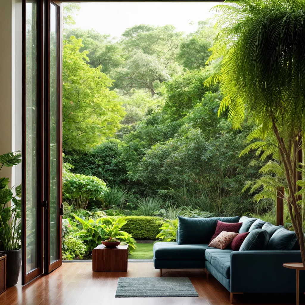 sala estar jardim interno acolhedor sala estar jardim interno acolhedor