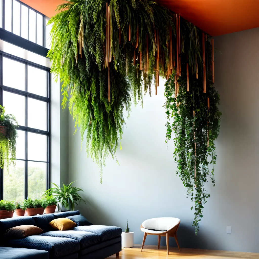 sala viva plantas pendentes sala viva plantas pendentes