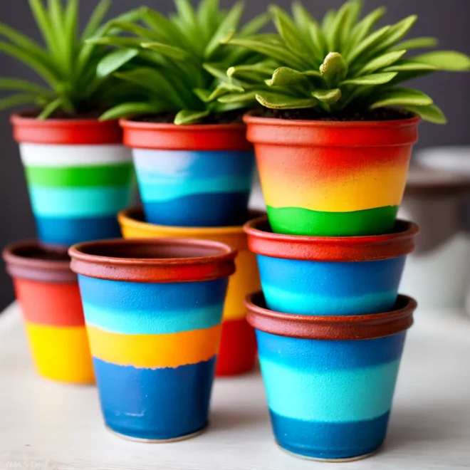 vasos artesanais reciclados decorados